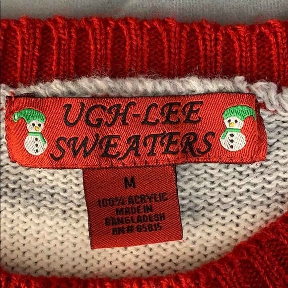 Ugh-Lee xmas sweater with reindeer and pom details - Picture 5 of 5